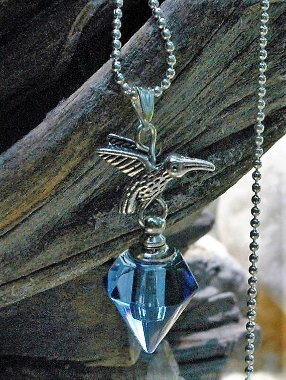 Hummingbird on sale memorial necklace
