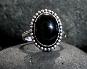 Erebus • Handmade Sterling Silver Onyx Statement Ring