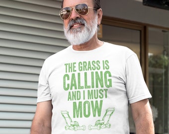 Funny Lawn Mower T-Shirt: Landscaping Humor Gift