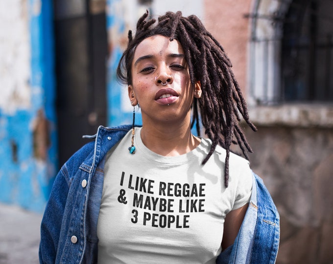 Funny Reggae Music T-Shirt: Unisex Jamaican Rasta Tee