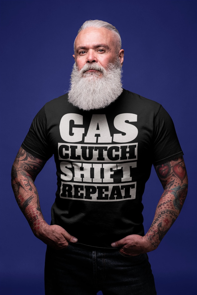 Gas Clutch Shift Repeat Race Car Driver Mechanic C Etsy