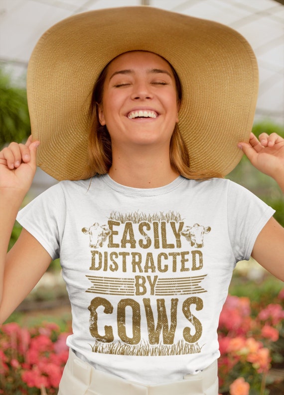 Funny Cow Shirt for Men or Women Easily 