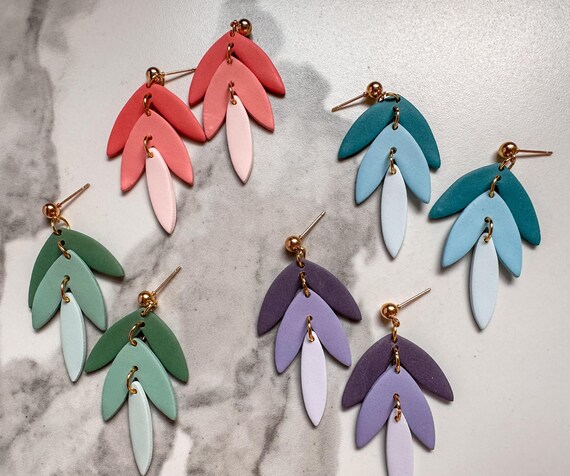 Spring Flora | Handmade Clay Earrings