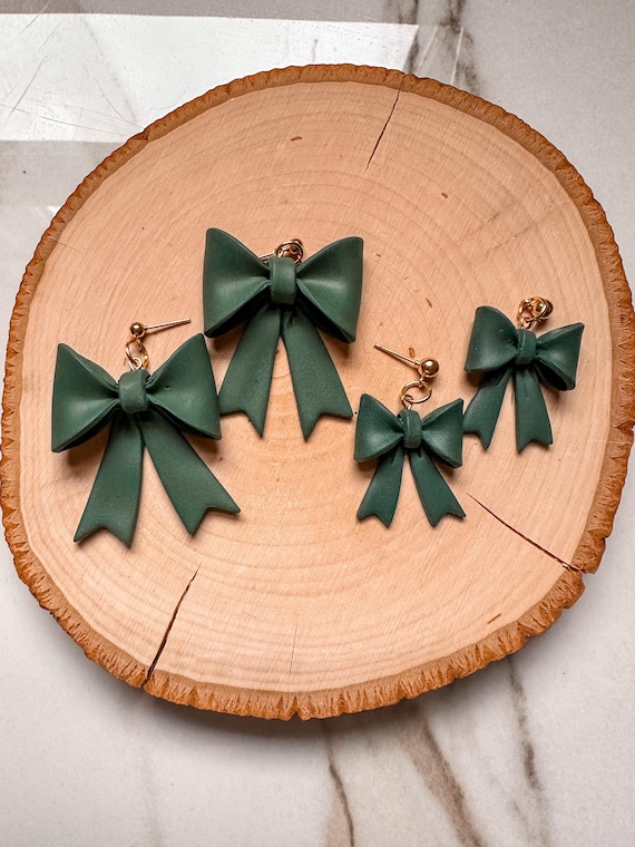Bows - Ready to Ship | Handmade Clay Earrings