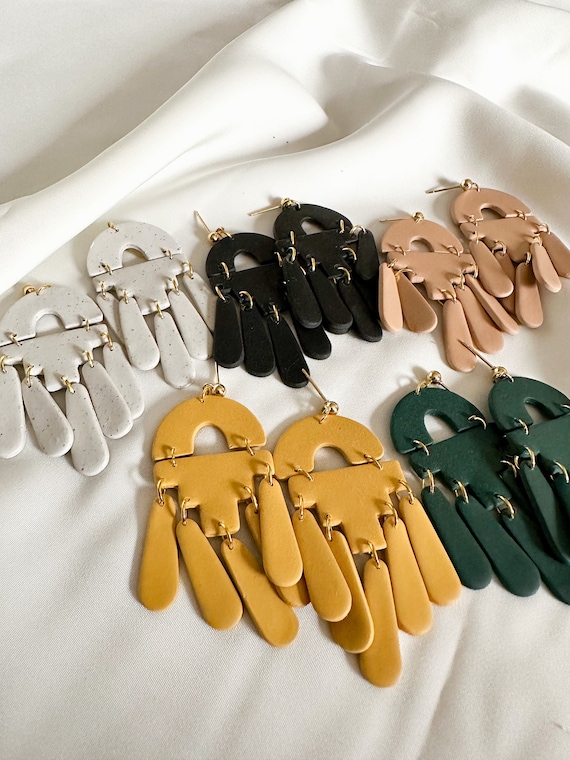 Cassandra | Handmade Clay Earrings