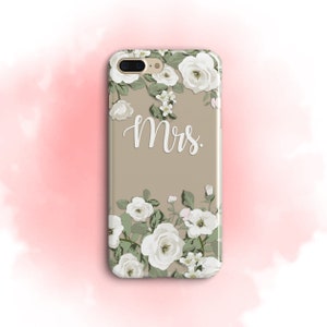 Mrs. Bride iPhone case. Newlywed. Just Married.Wedding gift for the Bride.Bridal Shower gift.Honeymoon gift.Gift for Wife.Wedding day gift