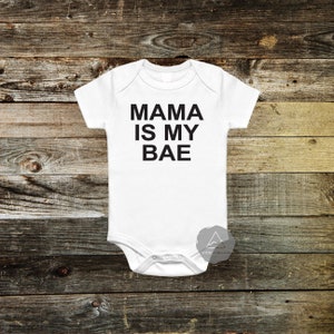 Mama is my BAE Baby Bodysuit. Pregnancy Announcement Unisex Kid Clothing.Newborn.Baby Shower gift. New Mama King of the Castle Little Prince