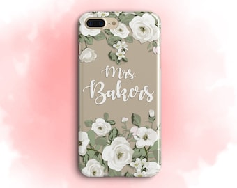 Mrs iPhone case iPhone 11 Pro Max iPhone 11 Pro iPhone 11 iPhone X iPhone XR iPhone Xs Max 8 7 6 Bride Phone case Gift for Bride Fiancé gift