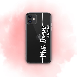Bride iPhone case with Wedding Date.Bride iPhone case.Bride to Be phone case Future Mrs Phone case for iPhone Phone case for Samsung Galaxy