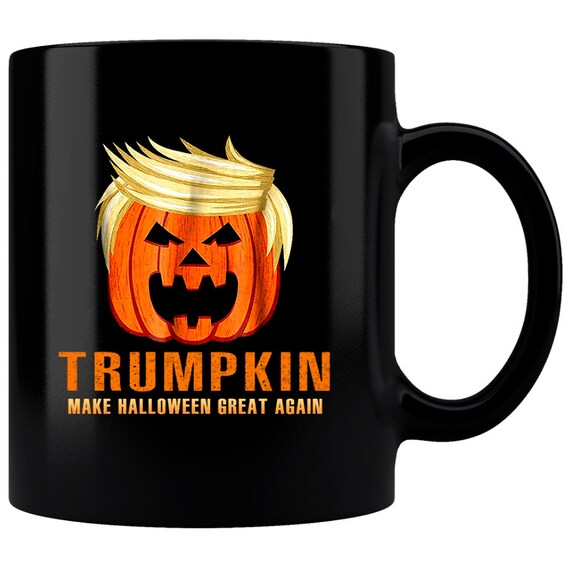 Halloween Gift Funny Gift Donald Trump Pumpkin Halloween Mug 11OZ Coffee Mug 
