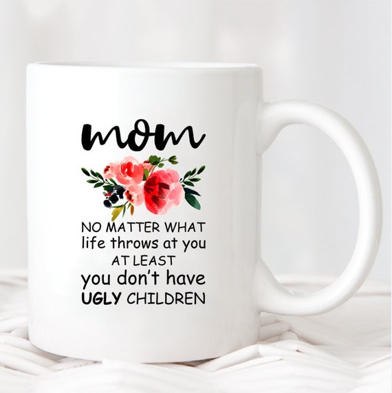 Mamá no importa lo que la vida lanza a usted-Peluche de regalo de Día de las Madres Mamá divertida 