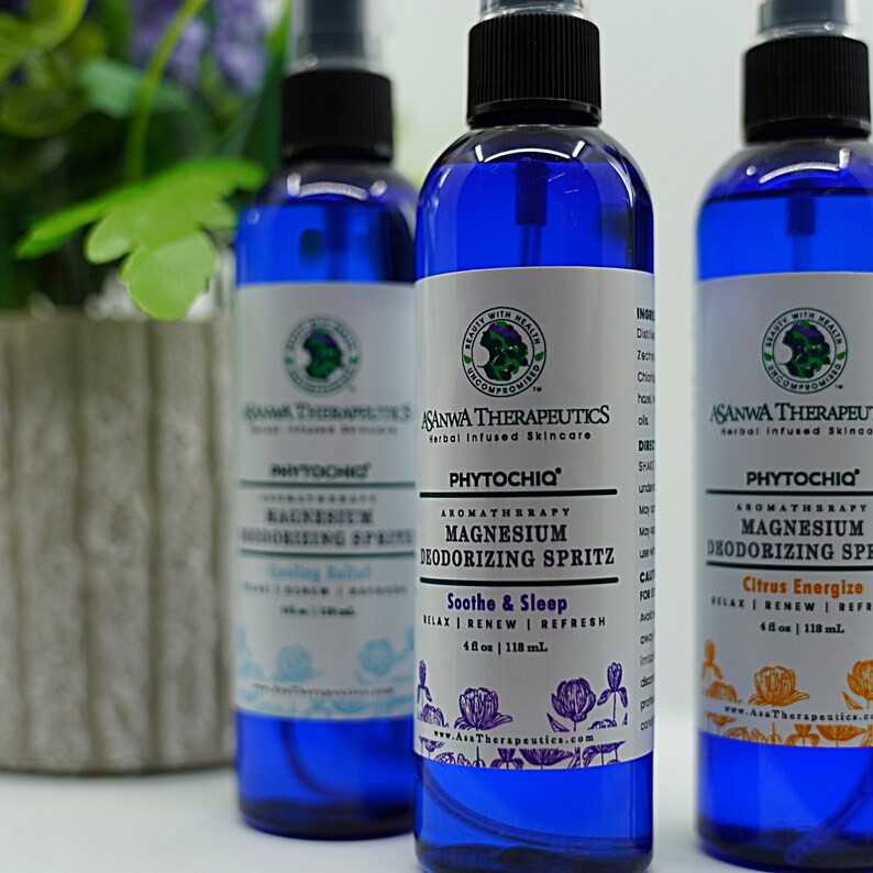 Magnesium Deodorizing Spritz Relax Sleep Natural Deodorant Aromatherapy