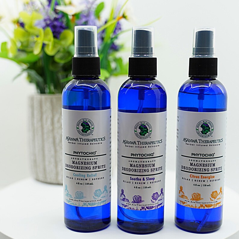 Magnesium Deodorizing Spritz Relax Sleep Natural Deodorant Aromatherapy