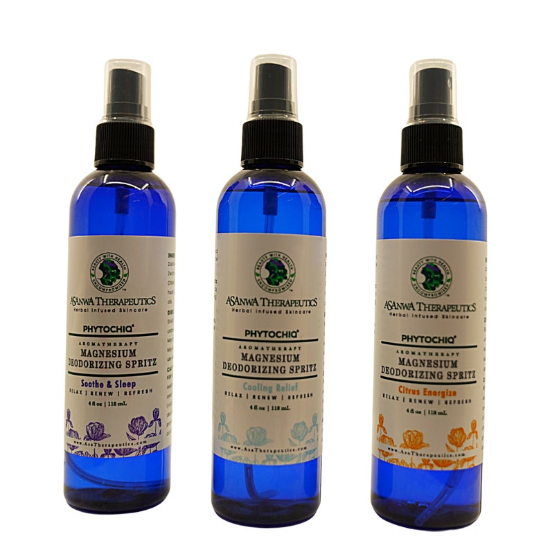 Magnesium Deodorizing Spritz Relax Sleep Natural Deodorant Aromatherapy