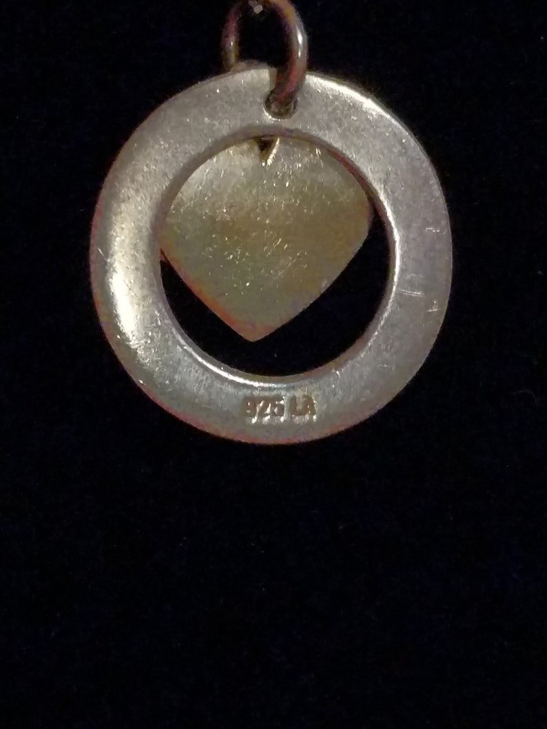925 I love you to the Moon and back charm on a 925 box chain
