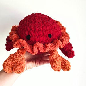Coco the Crab | Crab |Crochet Stuffed Animal | Sea | Ocean | Nursery | Plushie | Decor | Lovey | Toys | Sea Creature | Handmade | Heirloom
