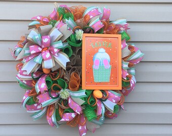 Easter Bunny Wreath/ Easter Bunny Butt Wreath/ Wreath for Front Door/ Easter Wreath/ Easter decor/ Spring Decor