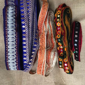 Large turquoise/pink ethnic stripe