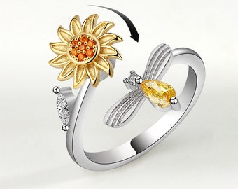 Sterling Silver Yellow Cz Summer Flower Pin