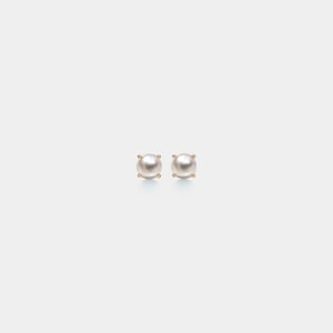 PERIMADE Boucles d'oreilles en perles délicates • Petites boucles d'oreilles en perles dorées • Bijoux d'amitié en argent sterling • Cadeau tendance pour meilleur ami