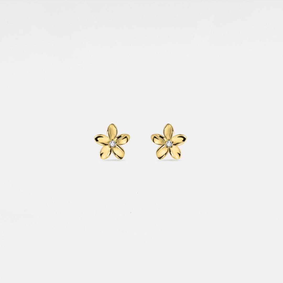 Bianca Petite Flower Studd Earings main image 1