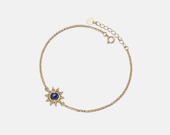 PERIMADE Sun Photo Projection Bracelet • Personalized Picture Inside Bracelet • Sterling Silver Keepsake Jewelry • Trendy Best Friend Gift