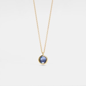 PERIMADE Custom Photo Projection Necklace • Personalized Picture Inside Pendant • Sterling Silver Friendship Jewelry • Trendy Memorial Gift