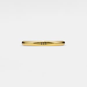 Anillo de oro con número de ángel de PERIMADE • Anillo apilable con número de la suerte personalizado • Joyería de la amistad en plata esterlina • Regalo moderno para el mejor amigo