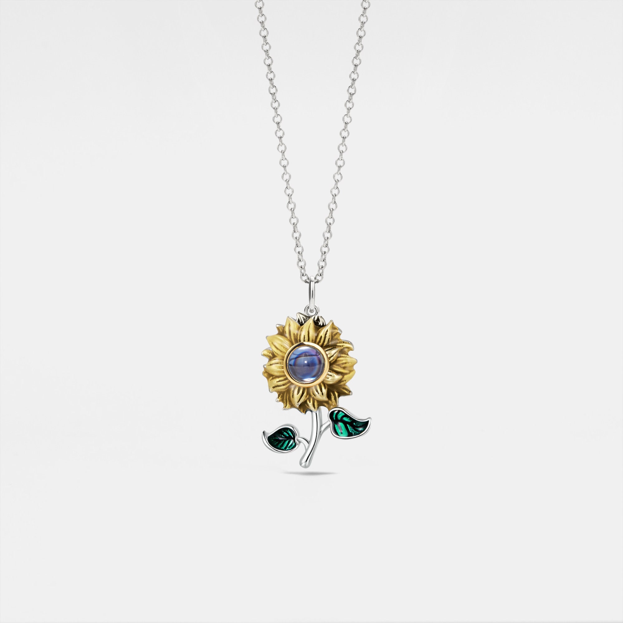 Sunflower necklace - Etsy 日本