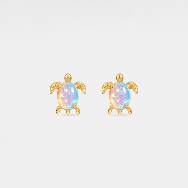 Sea-Life Opal Drop Earrings