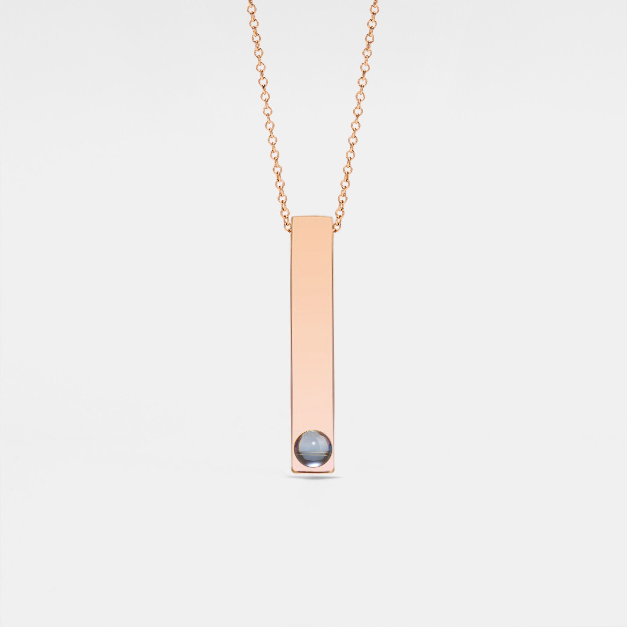 Collana Personalizzata Con Foto E Ciondolo A Proiezione – Scegli Tra Fiocco, Farfalla, Luna O Rosa – Regalo Emotivo Per Fidanzata, Moglie, Mamma - 2