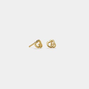 PERIMADE Tiny Cloud Stud Earrings • Dainty Gold Small Cloud Earrings • Sterling Silver Friendship Jewelry • Trendy Best Friend Gift