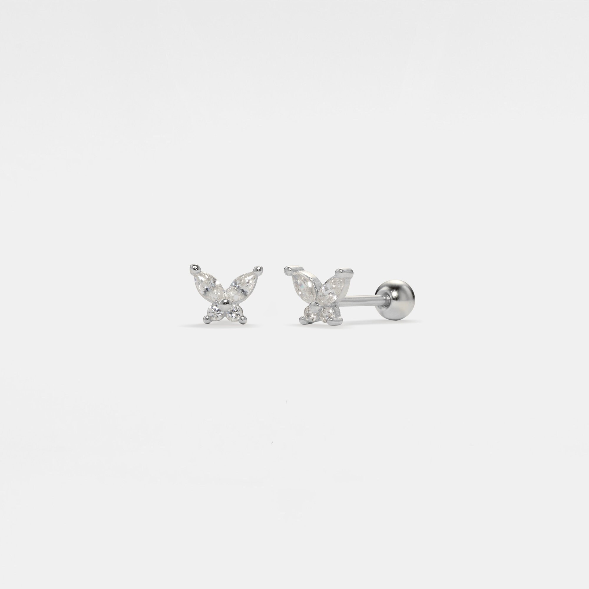 Motivo Floreale Turchese Orecchini Argento Sterling 925 Marcato Nuovo IN Scatola 5055067149679