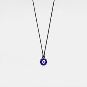 PERIMADE Evil Eye Pendant • Turkish Nazar Rope Necklace • Sterling Silver Protection Jewelry • Birthday Gift