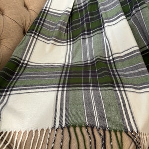Classic Plaid Throw Blanket, Farmhouse, Boho, Check Pattern, Soft, Decorative, Lightweight for Living Room, Bed, Couch, Chair, Office, Gifts image 10