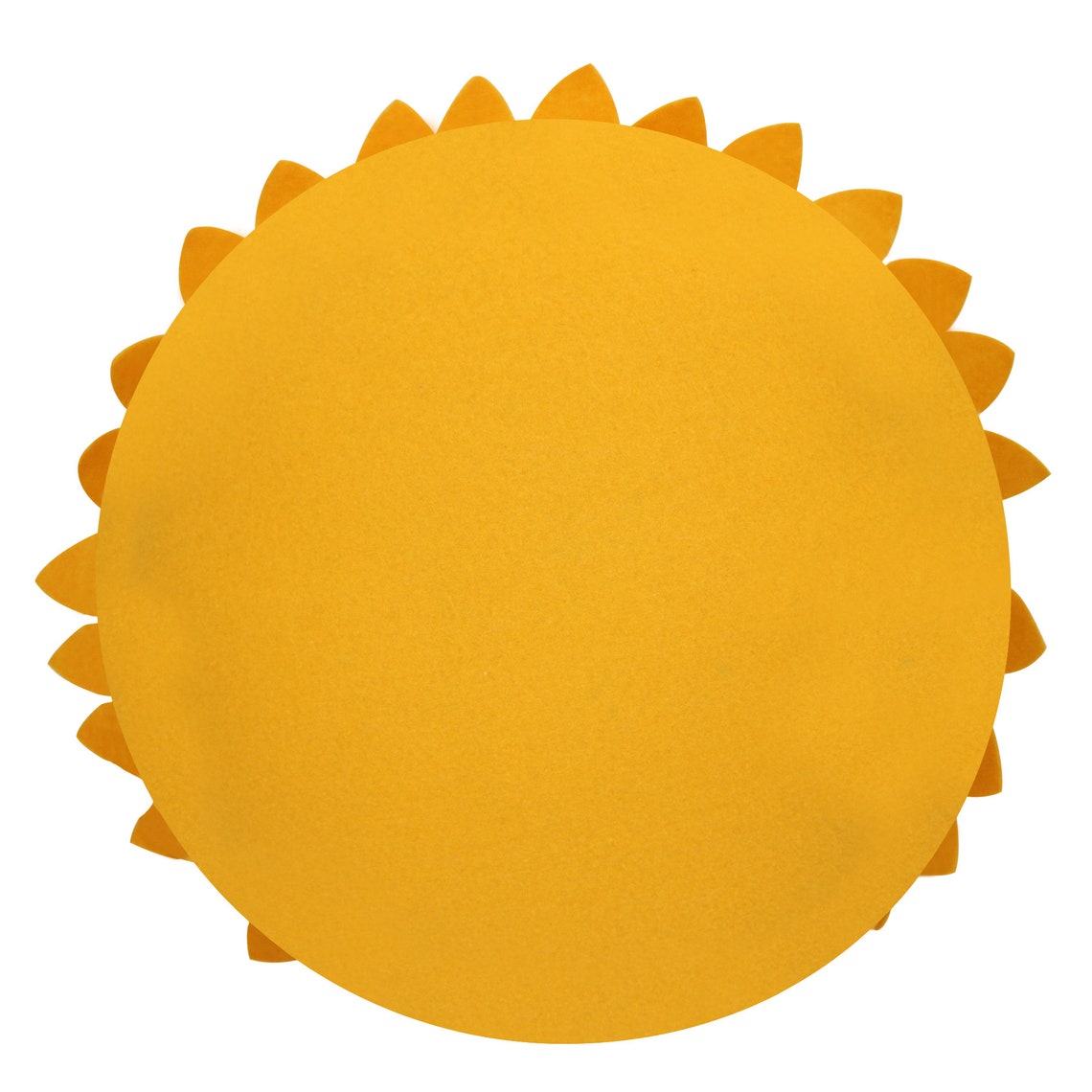 Flower Pillows Sunflower Accent Round Pillow Daisy Round Etsy