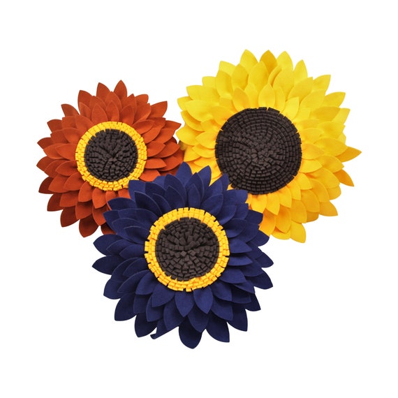 Round 2025 sunflower pillow