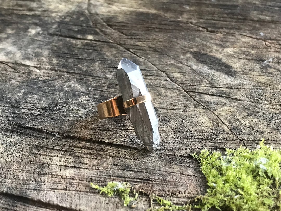 Bague De Guérison Minimaliste En Cuivre Massif - Faite à La Main, Unisexe, Style Spinner, Neuve Sans Emballage