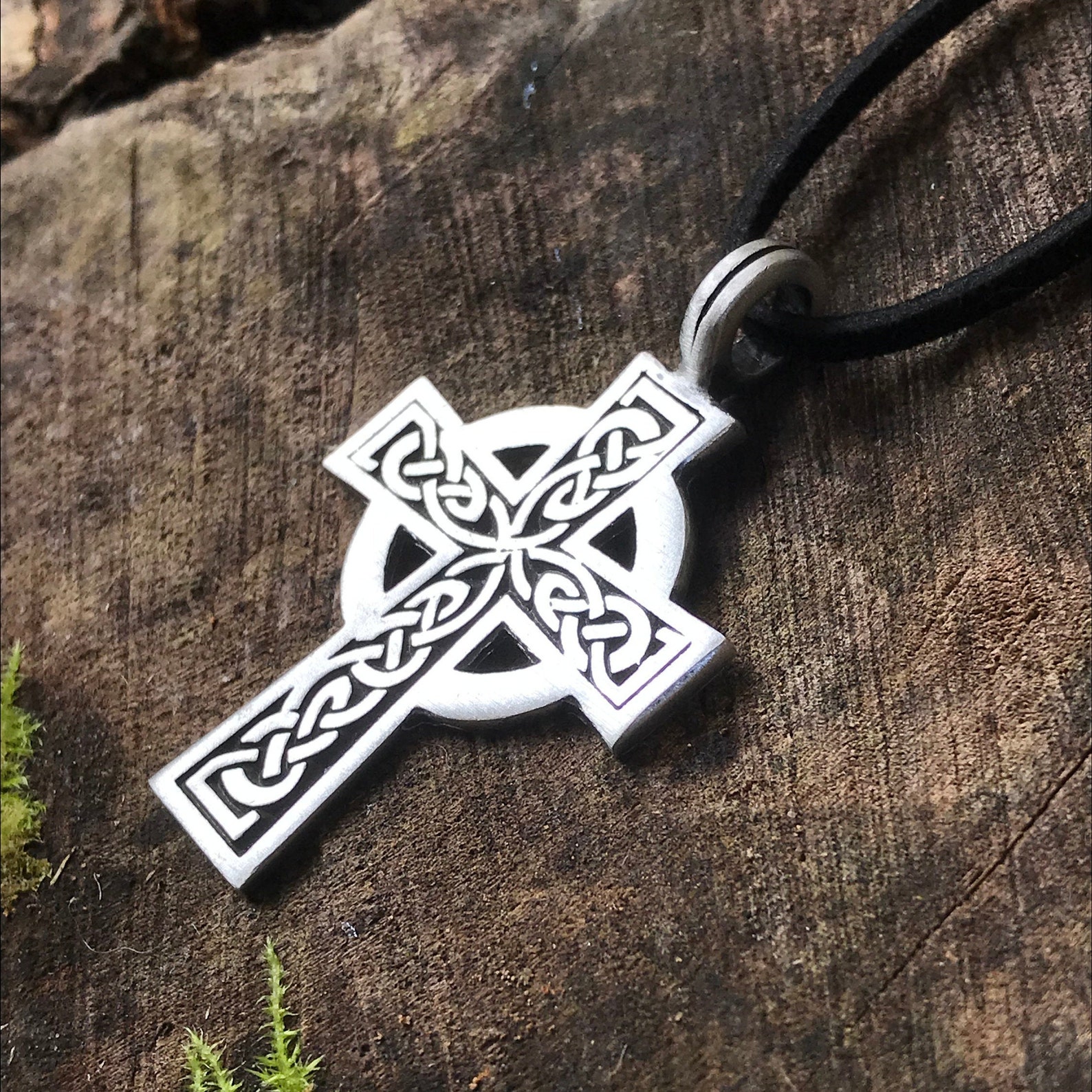 Celtic Cross Pendant Goth Rock Alternative Spiritual 3.5x4cm - Etsy