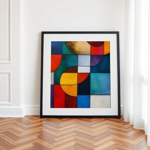 Printable Abstract Geometric Wall Art, Abstract Art Prints, Digital Download for Home Decor #13