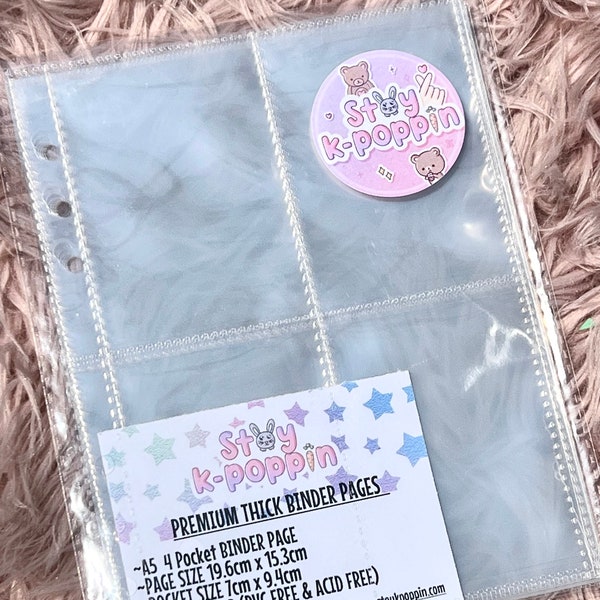 Photocard Binder Sleeves Etsy