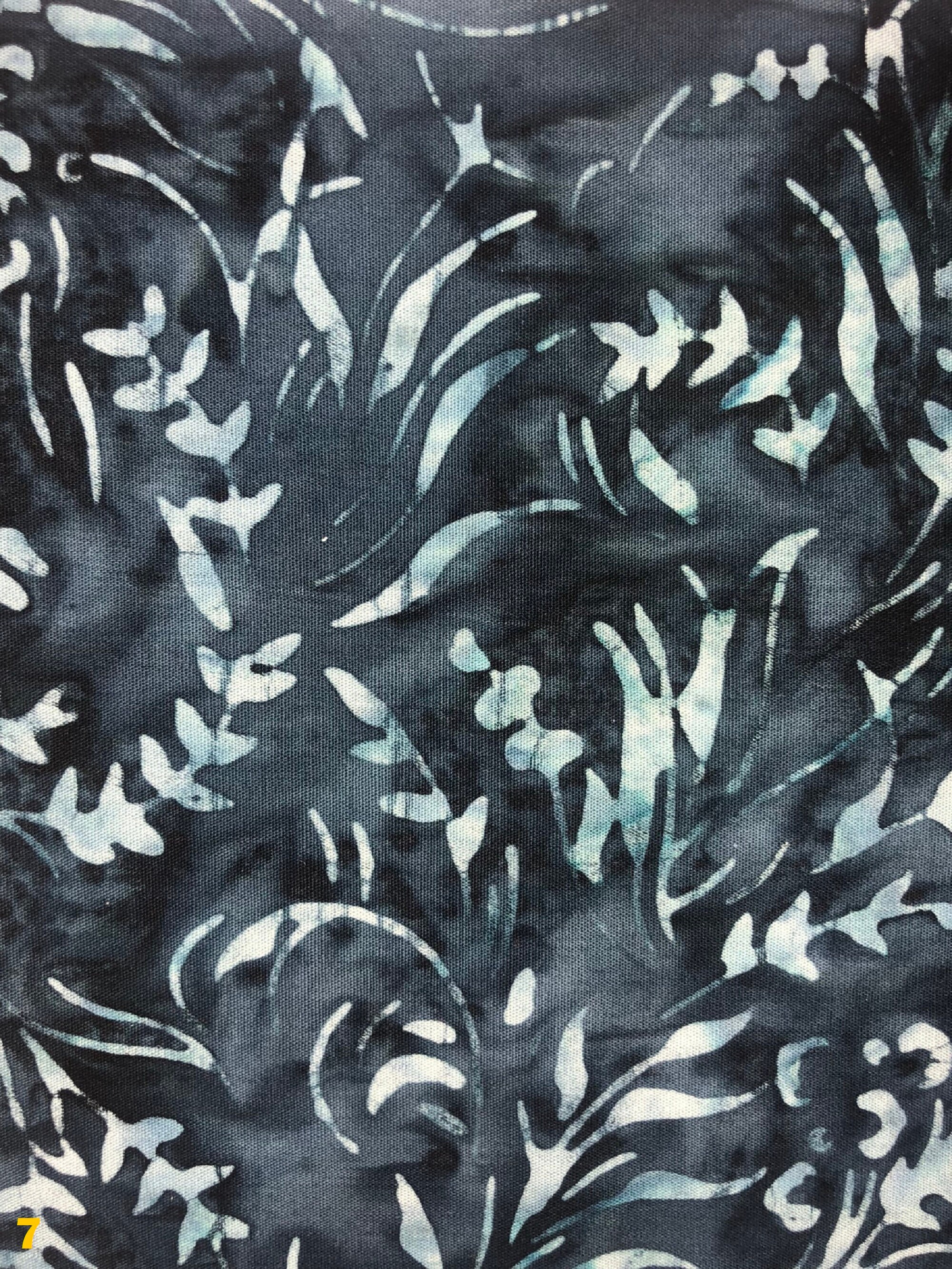 Indonesian Stamped Batiks in Shades of Navy Blue - Etsy