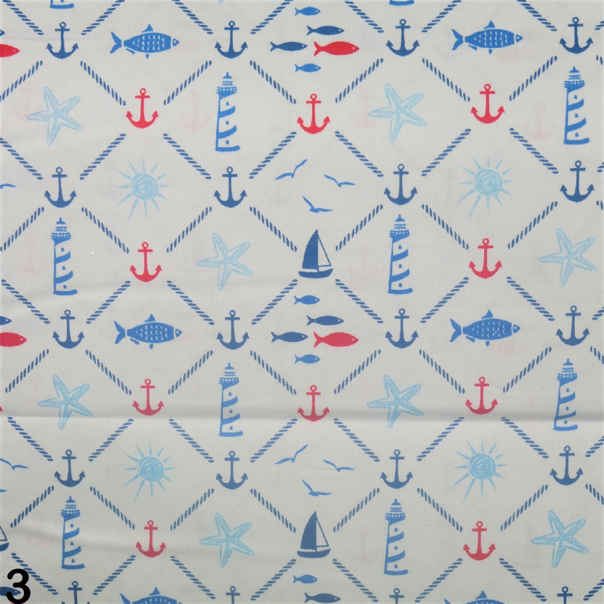 Nauticalthemed Fabric Collection Etsy UK