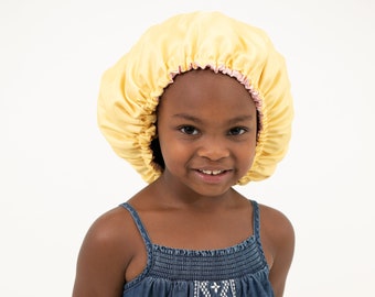 Reversible Satin-Lined Bonnet| Sleep Hat| Nightime Satin Lined Bonnet|African Print