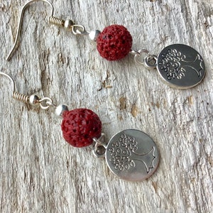 Boucles d&#39;oreilles arbre de vie sagesse force protection guérison boucles d&#39;oreilles huiles essentielles bijoux beauté prime de rachat cadeau pour adolescentes femmes