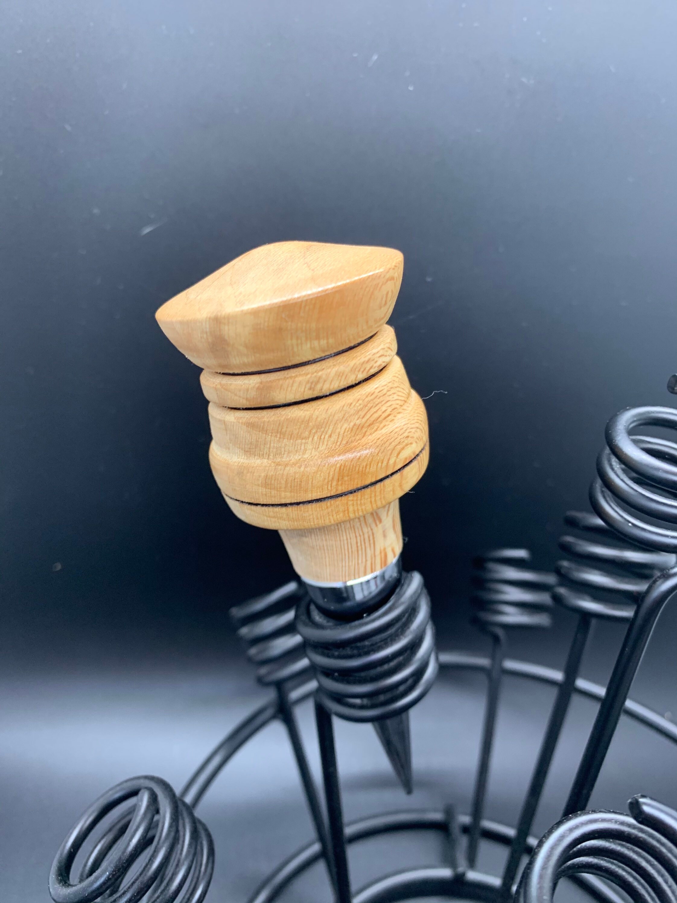 Handmade Maple Wine Bottle Topper Etsy UK