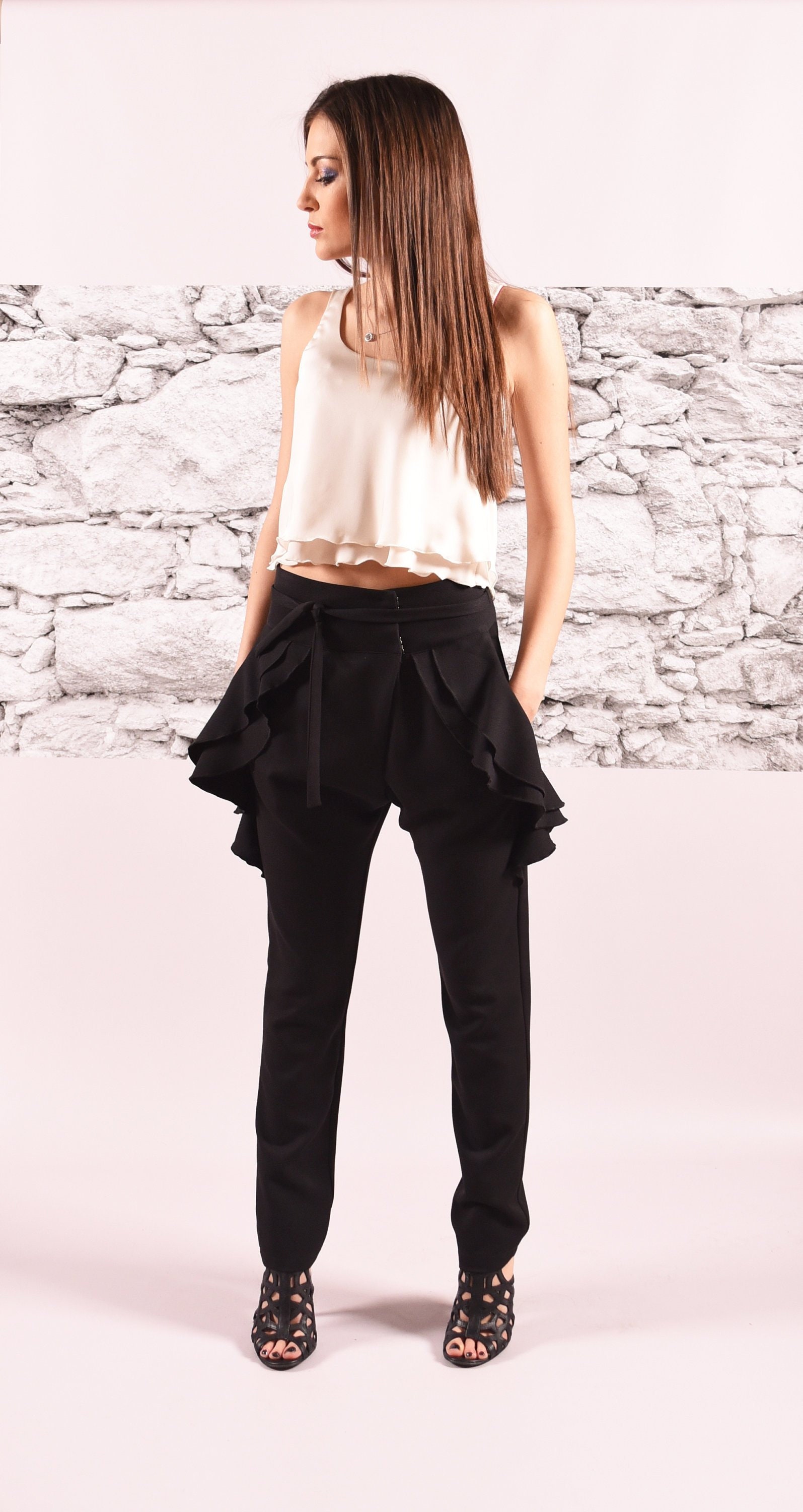 Formal Pants Skirt Pants - Etsy 