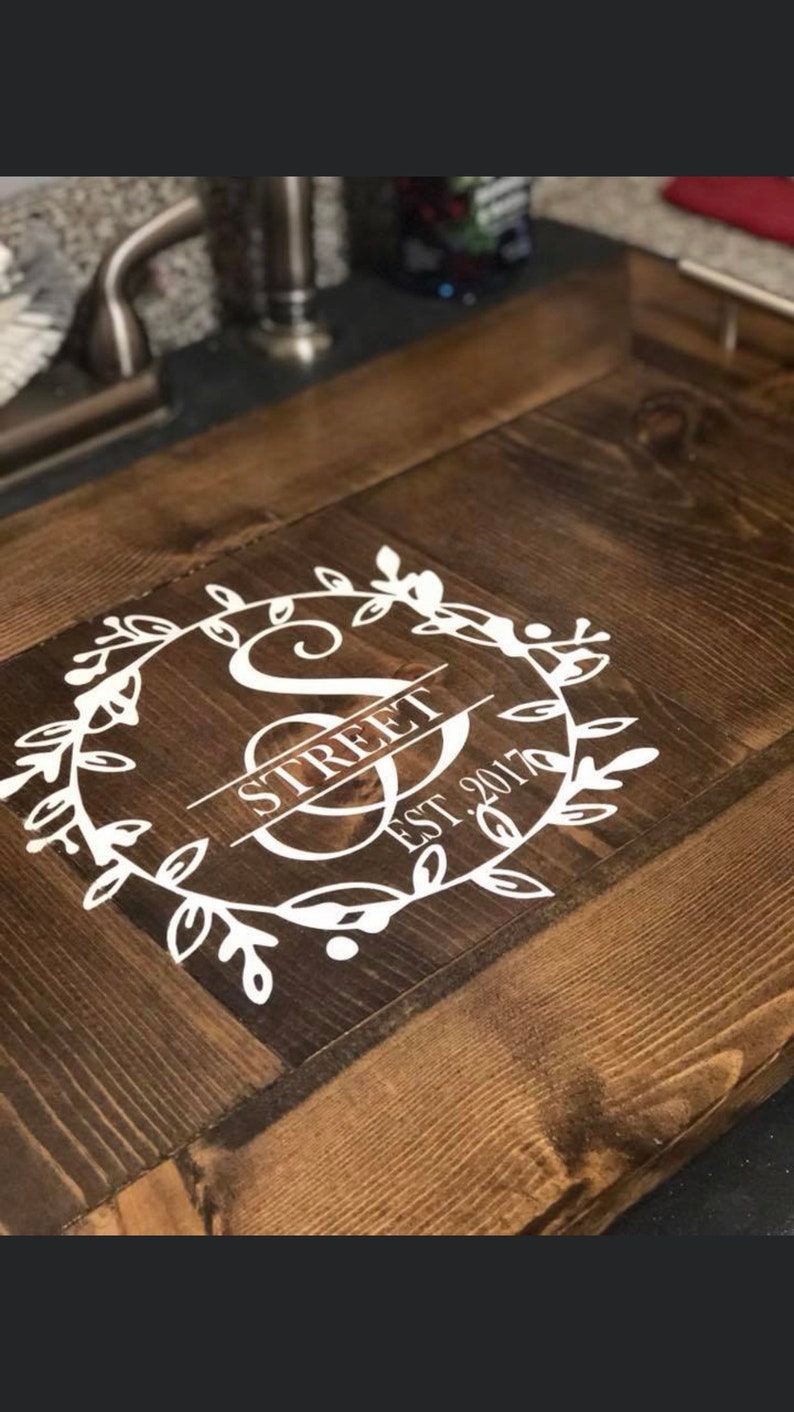 Wooden Sink Cover // Extra counter space in kitchen // Cover Etsy