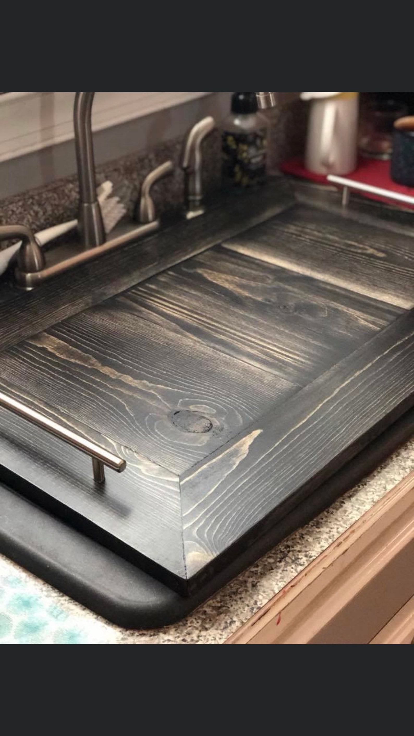 Wooden Sink OR Stove Cover // Extra Counter Space in Kitchen Etsy