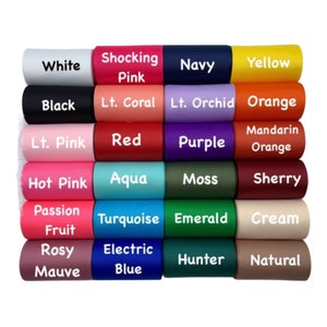 5 Yards - 3&quot; Solid Grosgrain Ribbon - You Choose Color